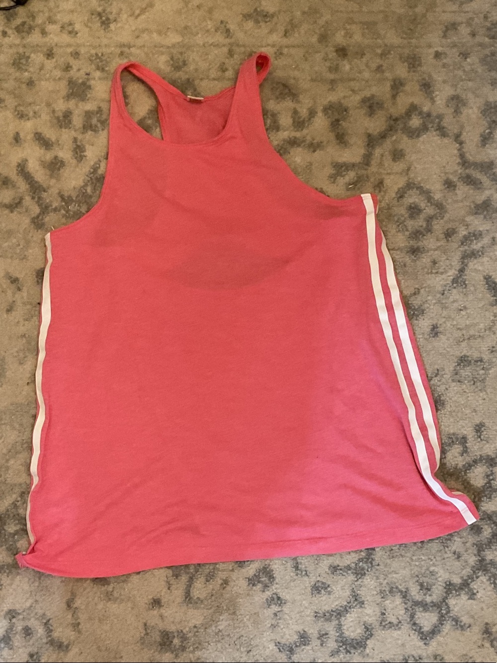 pink Adidas athletic tank top, size medium